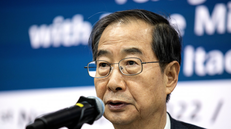S&igrave; Parlamento Seul a impeachment presidente a interim Han