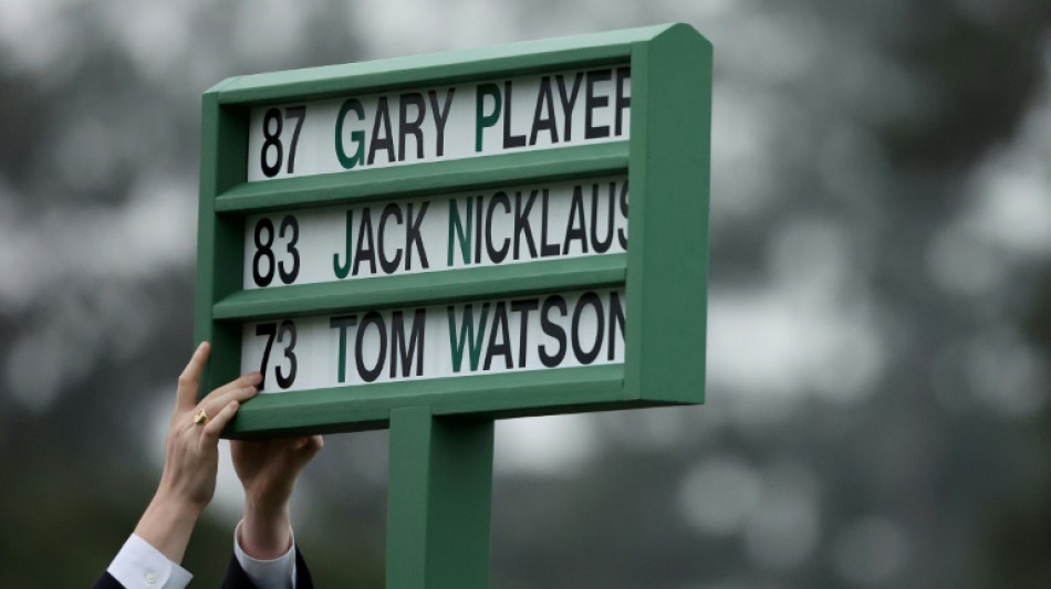 Masters gets under way at overcast Augusta