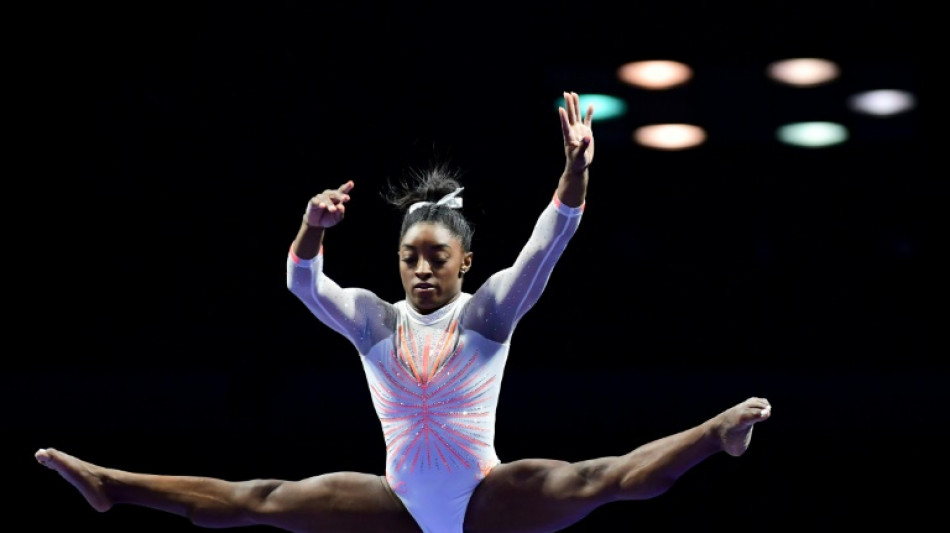 'Twisting again' Biles prepares gymnastics comeback  
