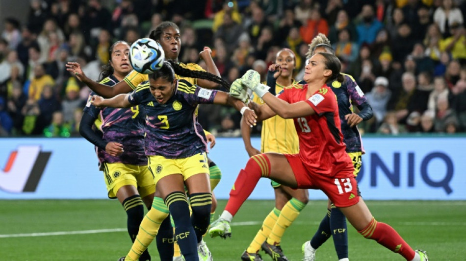 Colombia edge Jamaica 1-0 to set up England World Cup quarter-final
