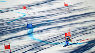 Brignone leads giant slalom in double Olympic gold bid, Shiffrin in striking distance