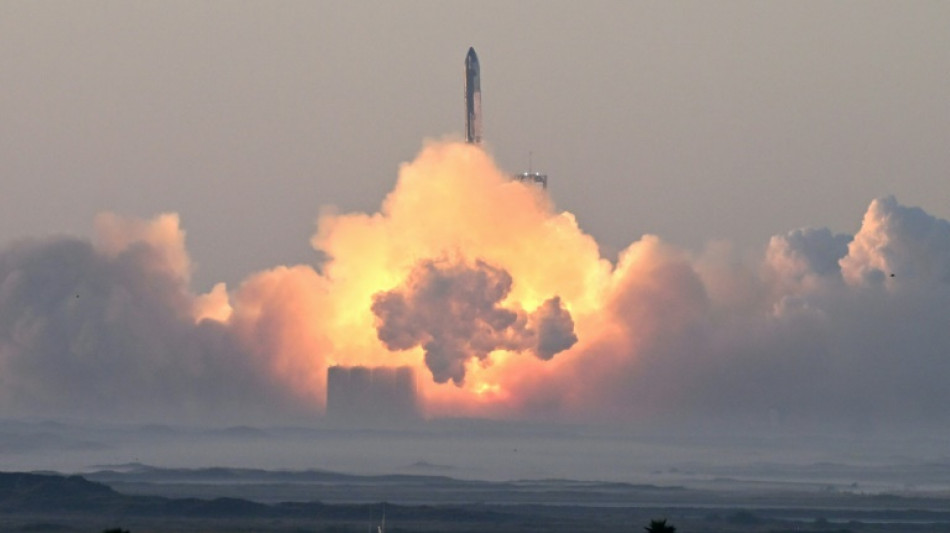 L'immense fus&eacute;e Starship de SpaceX en progr&egrave;s pour son deuxi&egrave;me vol test