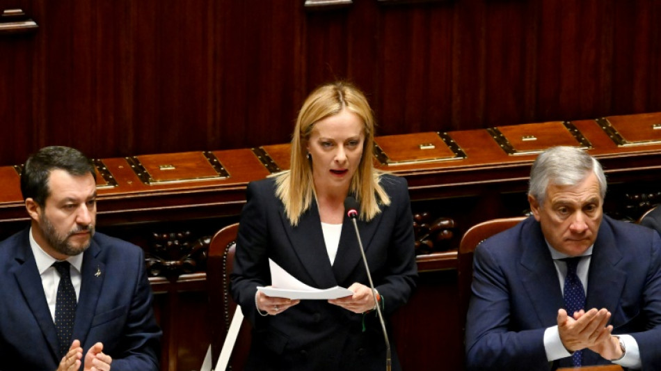 Meloni distanziert sich in erster Rede als Ministerpr&auml;sidentin vom Faschismus