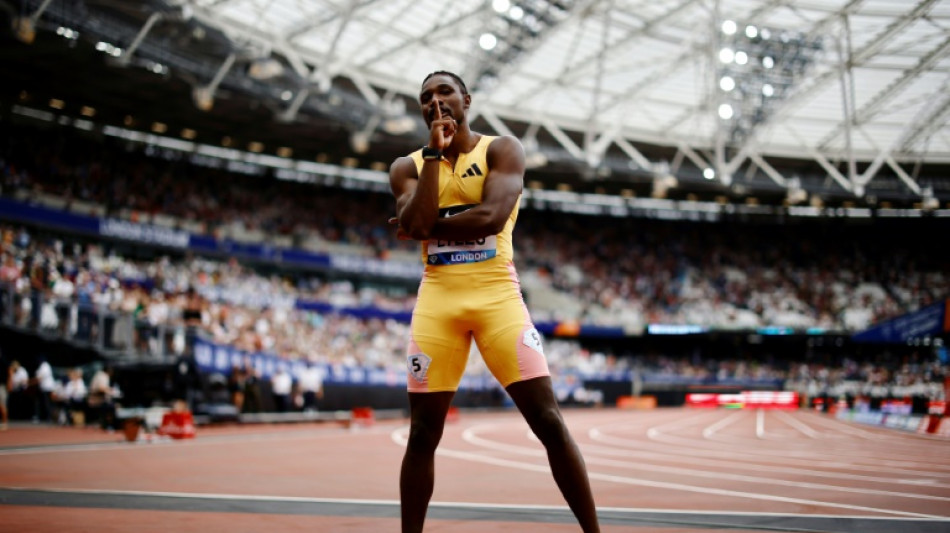 Athl&eacute;tisme: Lyles remporte le dernier 100 m avant les JO en 9 sec 81 &agrave; Londres