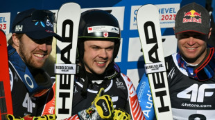 Canada's Crawford upsets favourites to win world super-G