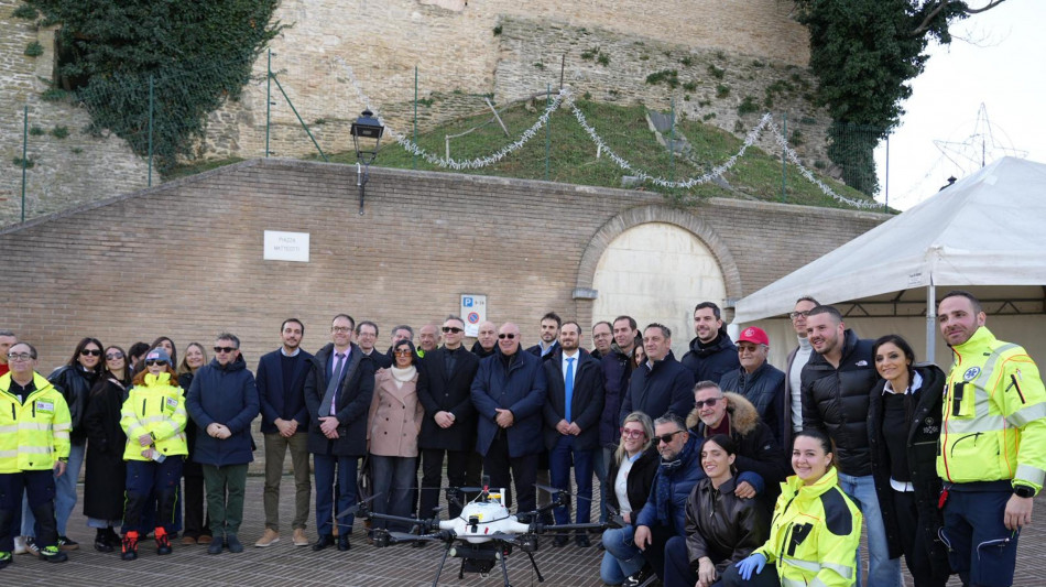 Droni per ridurre i tempi nelle emergenze sanitarie, primo test in Abruzzo
