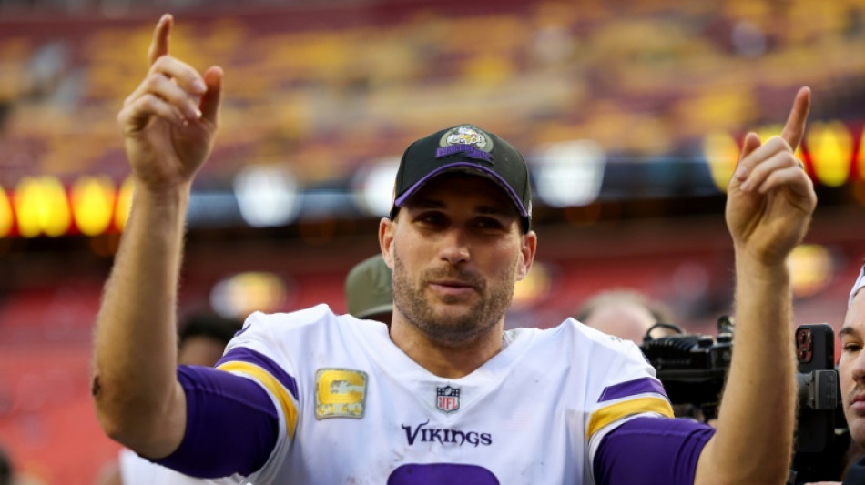 NFL Vikings escape Washington upset bid while Jets beat Bills