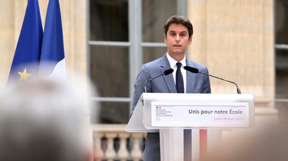 Rentr&eacute;e scolaire: Gabriel Attal se pose en d&eacute;fenseur des savoirs fondamentaux et de la la&iuml;cit&eacute;