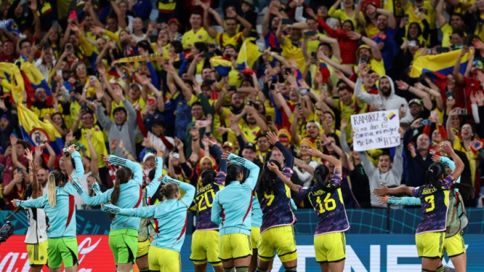 Colourful Colombian fans make Women's World Cup feel like home
