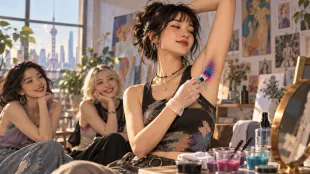 중국 젊은 여성들 사이 겨드랑이 털 염색&hellip;신체 자율성 표현