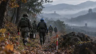 군&middot;유엔사, DMZ 지뢰 추정 폭발 현장 사전 점검