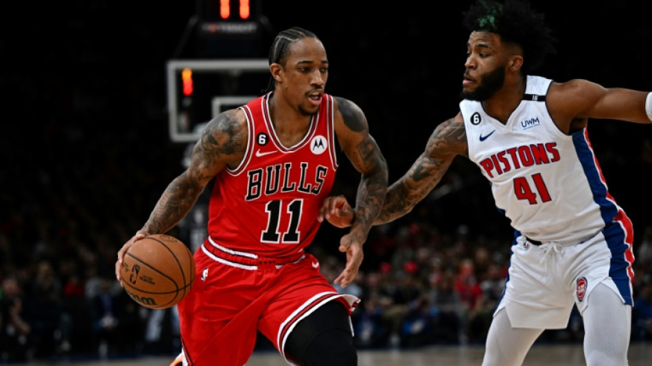 DeRozan back as Bulls down Pistons in NBA clash in Paris