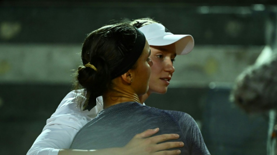 Rybakina wins Italian Open after Kalinina retires