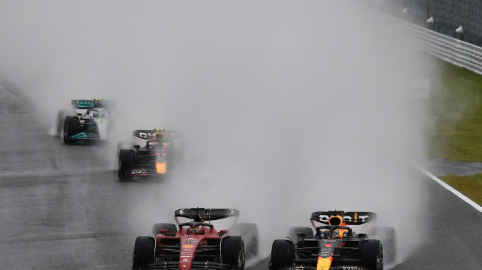 Verstappen title bid in Japan delayed by red flag