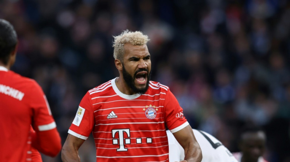 Choupo-Moting double sends Bayern top of Bundesliga
