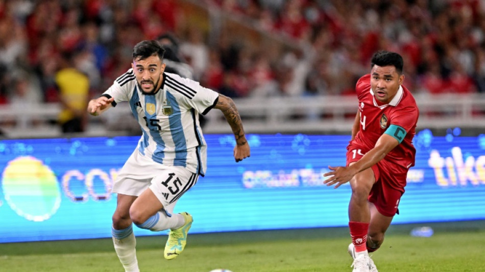 Argentina beat Indonesia 2-0 without Messi in Jakarta friendly