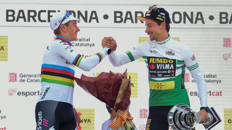 Roglic edges Evenepoel to win Tour of Catalunya