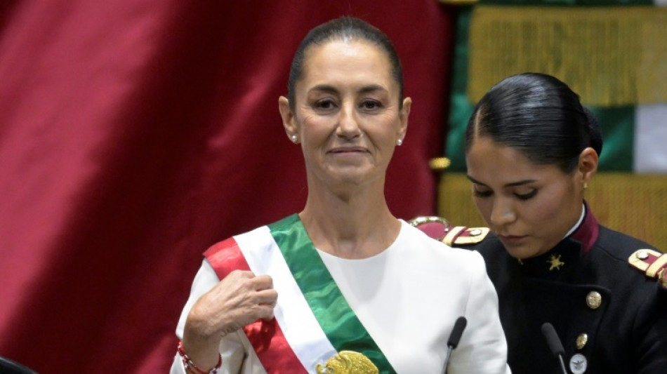 Mexique: Sheinbaum officiellement investie premi&egrave;re pr&eacute;sidente