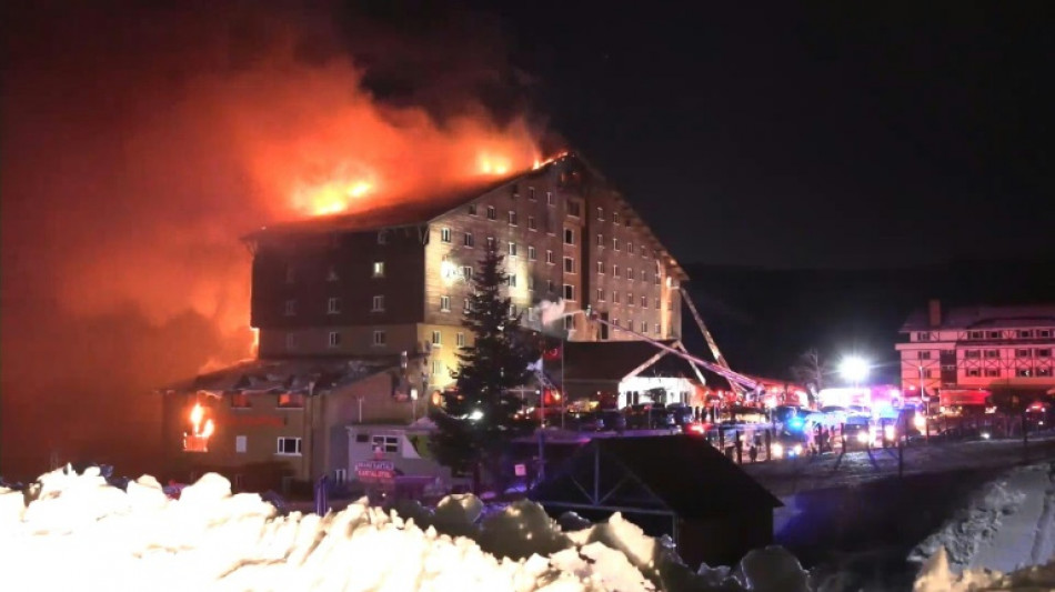 76 Tote bei Brand in t&uuml;rkischem Ski-Hotel