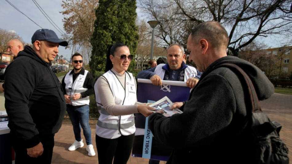 Hungary's opposition surfs grassroots wave ahead of key election