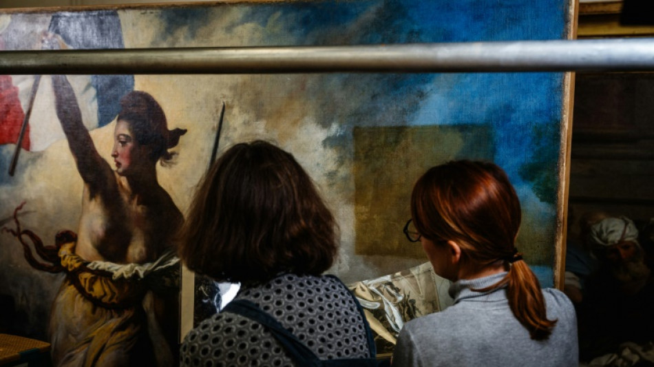 Au Louvre, la "Libert&eacute; guidant le peuple" r&eacute;v&egrave;le enfin ses vraies couleurs
