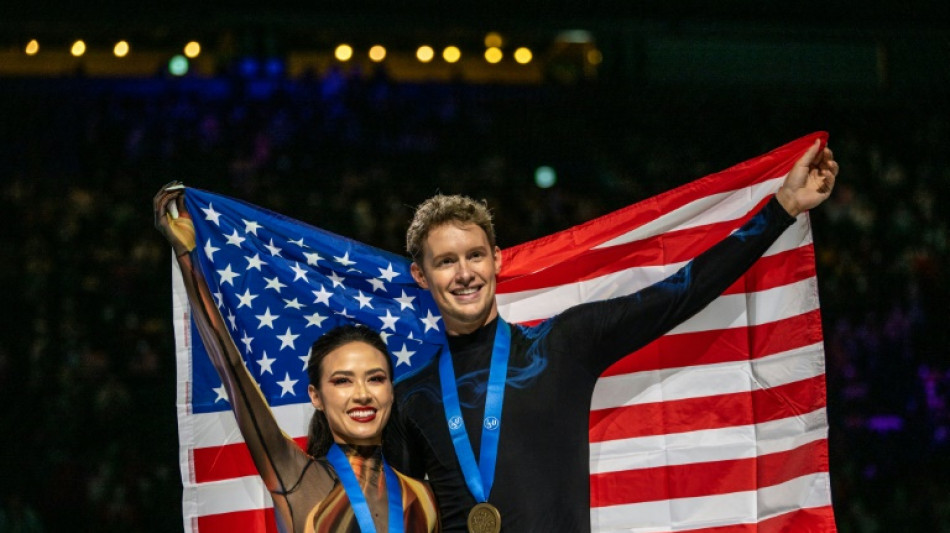 Mondiaux de patinage: les Am&eacute;ricains Chock et Bates patrons de la danse sur glace