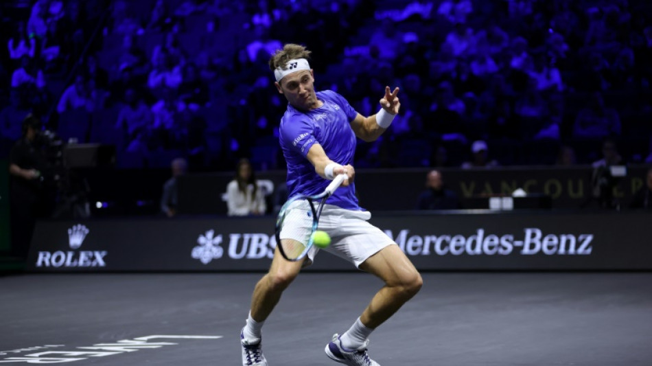 Ruud beats Paul to give Europe first points at Laver Cup