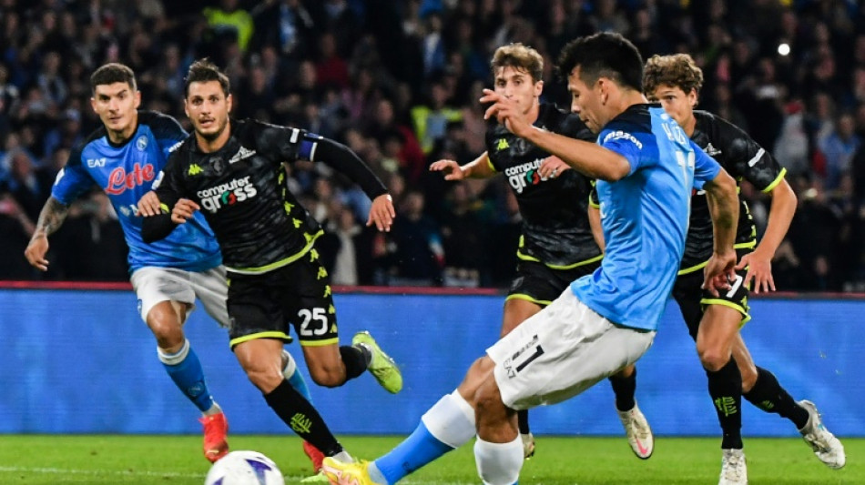Napoli extend Serie A lead to eight points after Milan held at Cremonese
