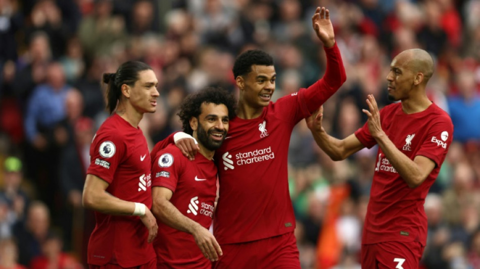 Salah keeps Liverpool's top four hopes alive after fans boo anthem