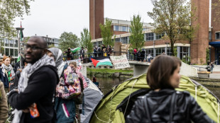 Movilizaci&oacute;n propalestina en un campus universitario de &Aacute;msterdam