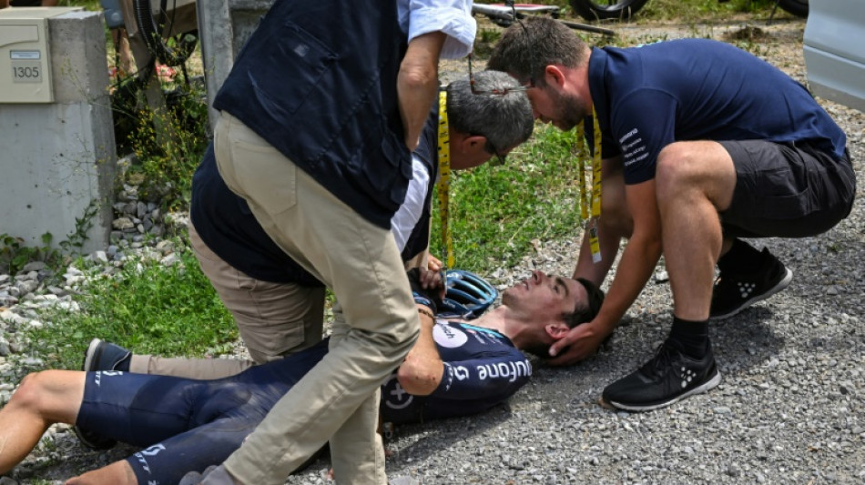 Home hope Bardet out as crashes cause Tour chaos