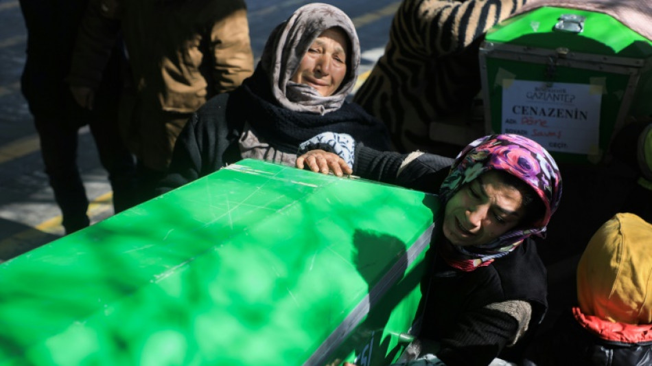 Funerales colectivos para las v&iacute;ctimas del sismo en Gaziantep, en el sureste de Turqu&iacute;a