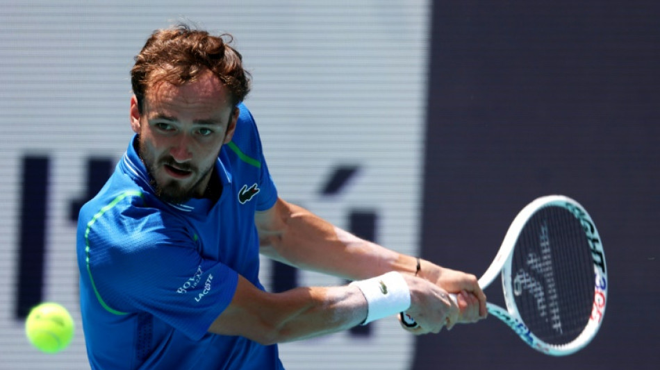 ATP: Medvedev s'impose &agrave; Miami, son quatri&egrave;me titre de l'ann&eacute;e en cinq finales