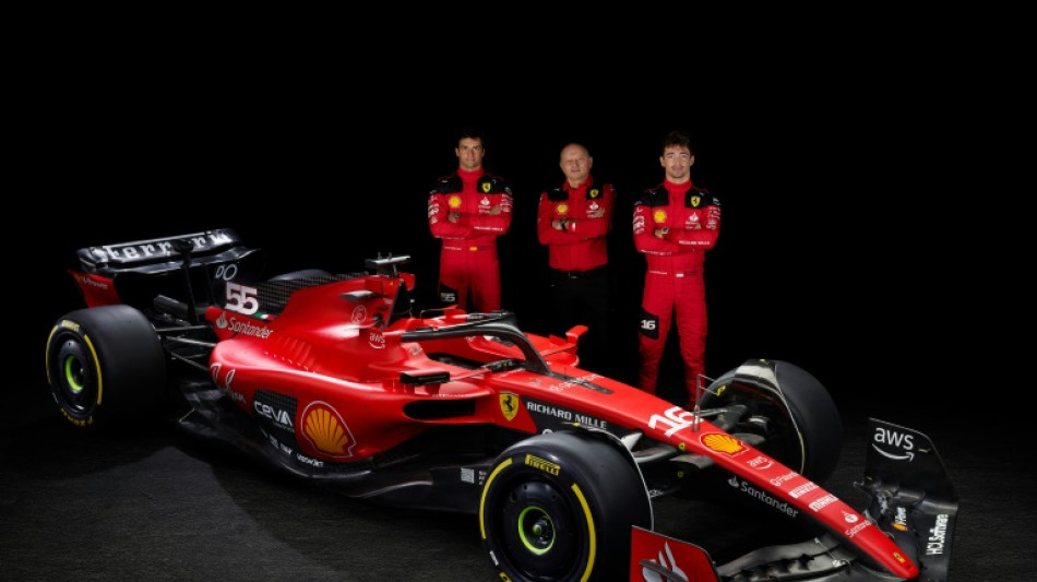 Ferrari unveils new F1 car with Red Bull in their sights