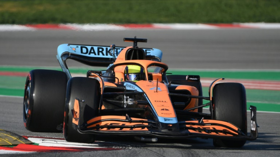 F1: Norris en t&ecirc;te devant les Ferrari au premier jour des tests hivernaux &agrave; Barcelone