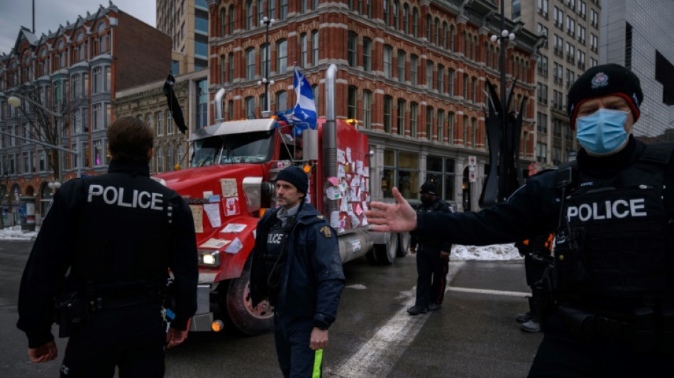 Polic&iacute;a detiene a l&iacute;deres de las protestas contra medidas anticovid en Canad&aacute;
