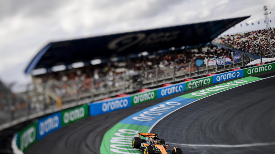 F1: Olanda; McLaren Piastri in pole, 6/a Ferrari Leclerc