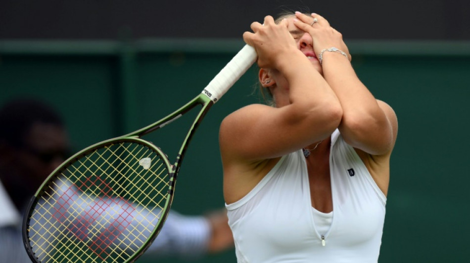 'I can't live what they live': Kostyuk blocks out Ukraine war