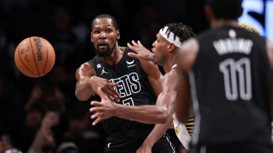 Nets hold off Pacers for second win of NBA season, Bucks march on
