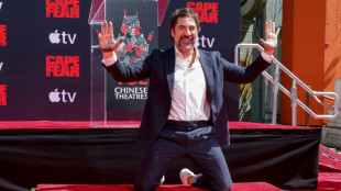 Spanish actor Javier Bardem leaves his mark on Hollywood Boulevard