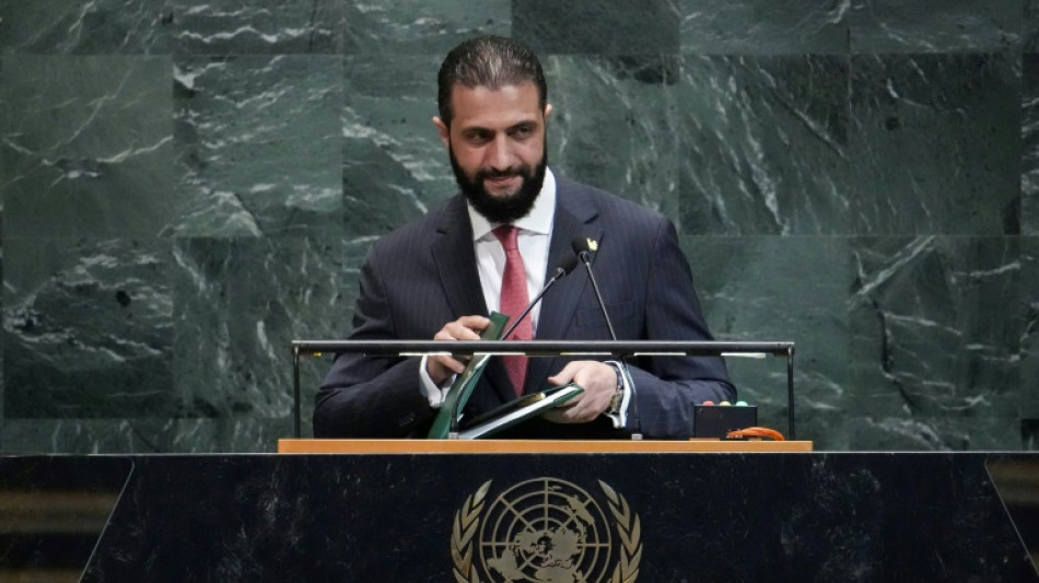 In UN debut, new Syria leader warns on Israel but backs dialogue