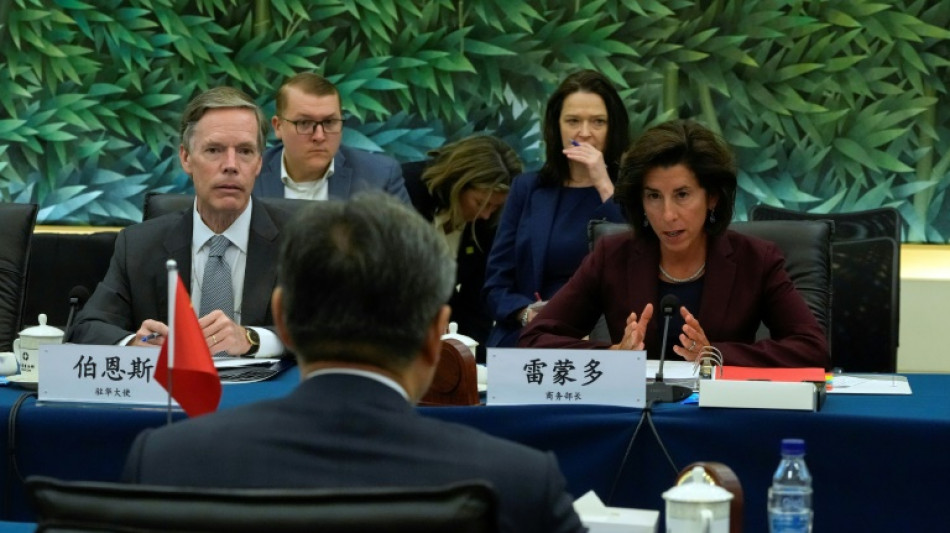 La ministre am&eacute;ricaine du Commerce rencontre &agrave; P&eacute;kin son homologue chinois