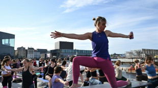 Danish yogis celebrate the brew