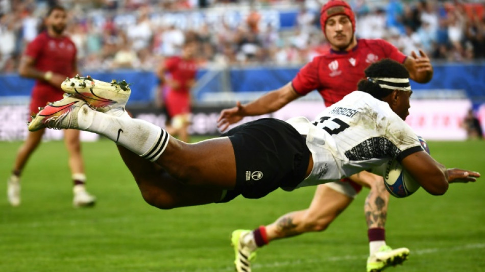 'Thankful' Fiji edge Georgia to push Australia toward Rugby World Cup exit 