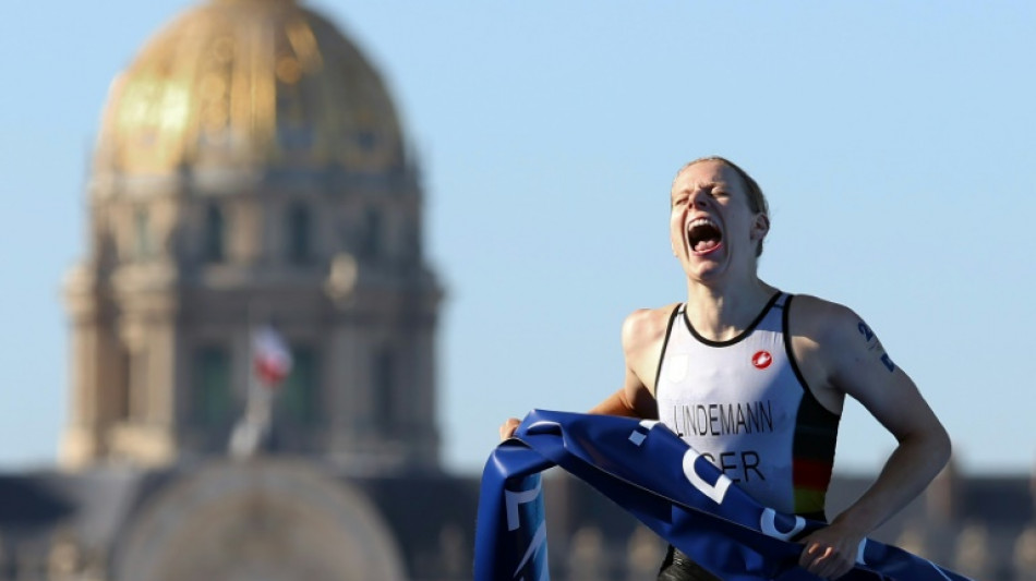 Triathlon: la France seulement quatri&egrave;me du relais mixte remport&eacute; par l'Allemagne
