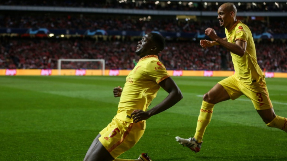 C1: Liverpool s'impose (3-1) face &agrave; Benfica &agrave; Lisbonne en quart aller