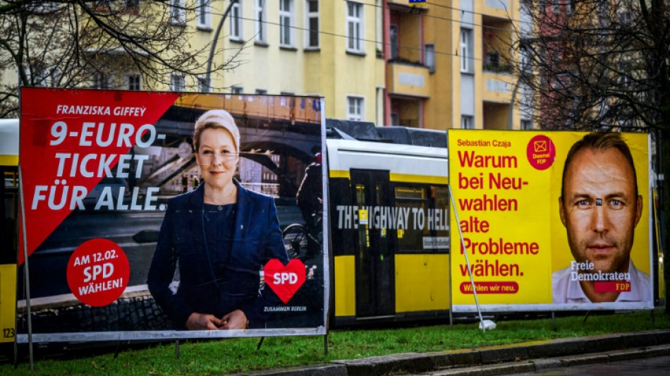 CDU kurz vor Berliner Abgeordnetenhauswahl in weiterer Umfrage deutlich vorn