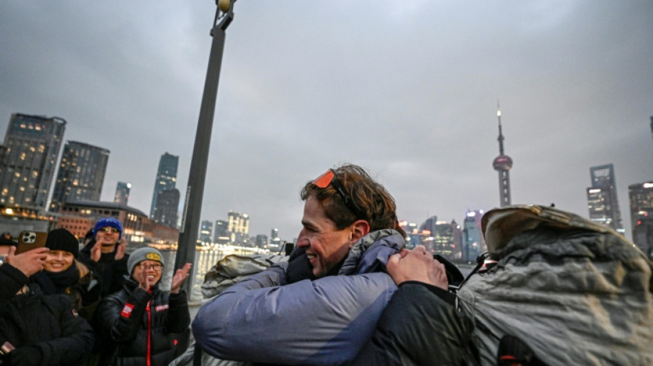 French duo reach Shanghai, completing year-and-a-half walk