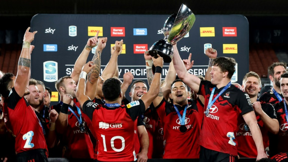Crusaders win Super Rugby final to claim seventh straight title