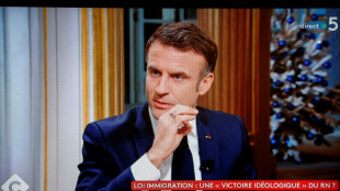 Immigration: face aux fractures de son camp, Macron d&eacute;fend "un bouclier" qui manque au pays